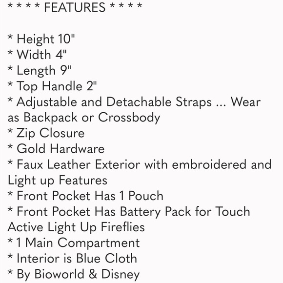 Disney The Little Mermaid Kiss The Girl Ariel & Eric Light Up Mini Backp… - Picture 11 of 11